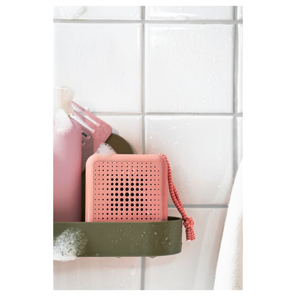 VAPPEBY Coluna portátil Bluetooth®, à prova de água/rosa