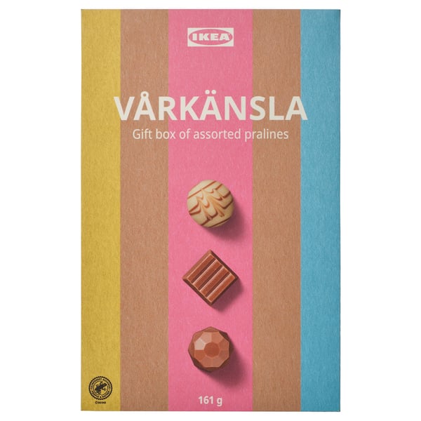 VÅRKÄNSLA Caixa-presente, pralinês variados, 161 gr