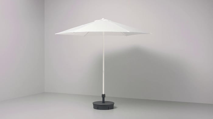 5-6 foot patio umbrella with base 6' Sunbrella Round Patio Umbrella with Tilt