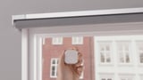 FYRTUR Block-out roller blind, smart wireless/battery-operated grey, 120x195 cm