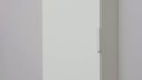 GODMORGON High cabinet, white stained oak effect, 40x32x192 cm