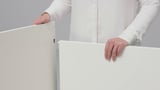 ENHET Laundry, white/pale grey-green, 139x63.5x90.5 cm
