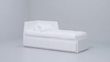 FLEKKE Day-bed frame with 2 drawers, white, 80x200 cm