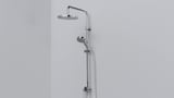 BROGRUND Head/handshower kit with diverter, chrome-plated