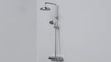 VOXNAN Shower set with thermostatic mixer, chrome-plated