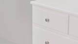 TYSSEDAL Chest of 4 drawers, white, 87x76 cm