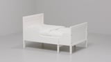 SUNDVIK Cama extensible, blanco, 80x200 cm