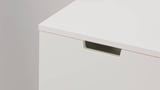 NORDLI Commode 4 tiroirs, blanc, 40x99 cm