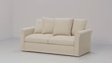 GRÖNLID 2-seat sofa-bed, Ljungen light green