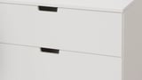 NORDLI Commode modulable 2 tir, anthracite, 80x45 cm