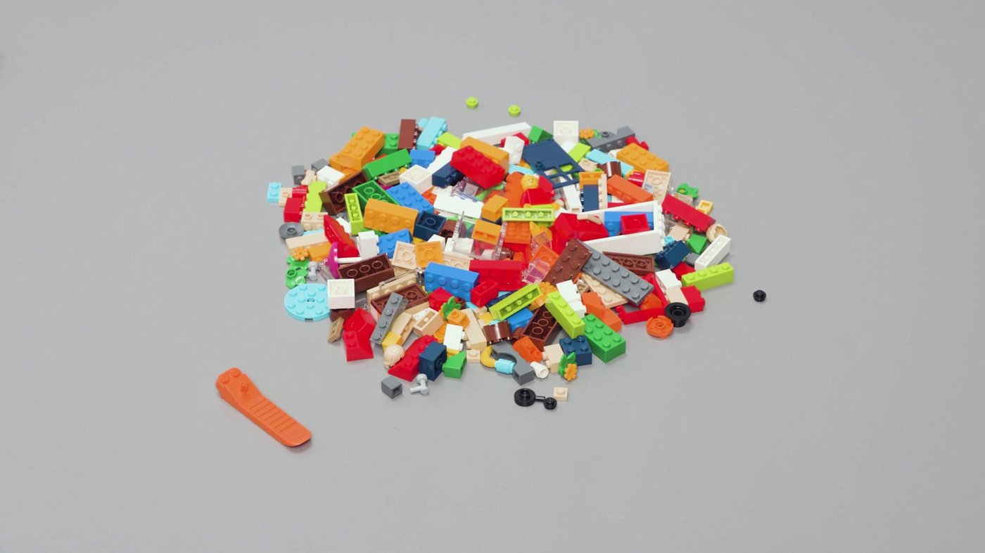 Набор из 201 детали LEGO® - IKEA BYGGLEK/БЮГГЛЕК ИКЕА (Видео №1)