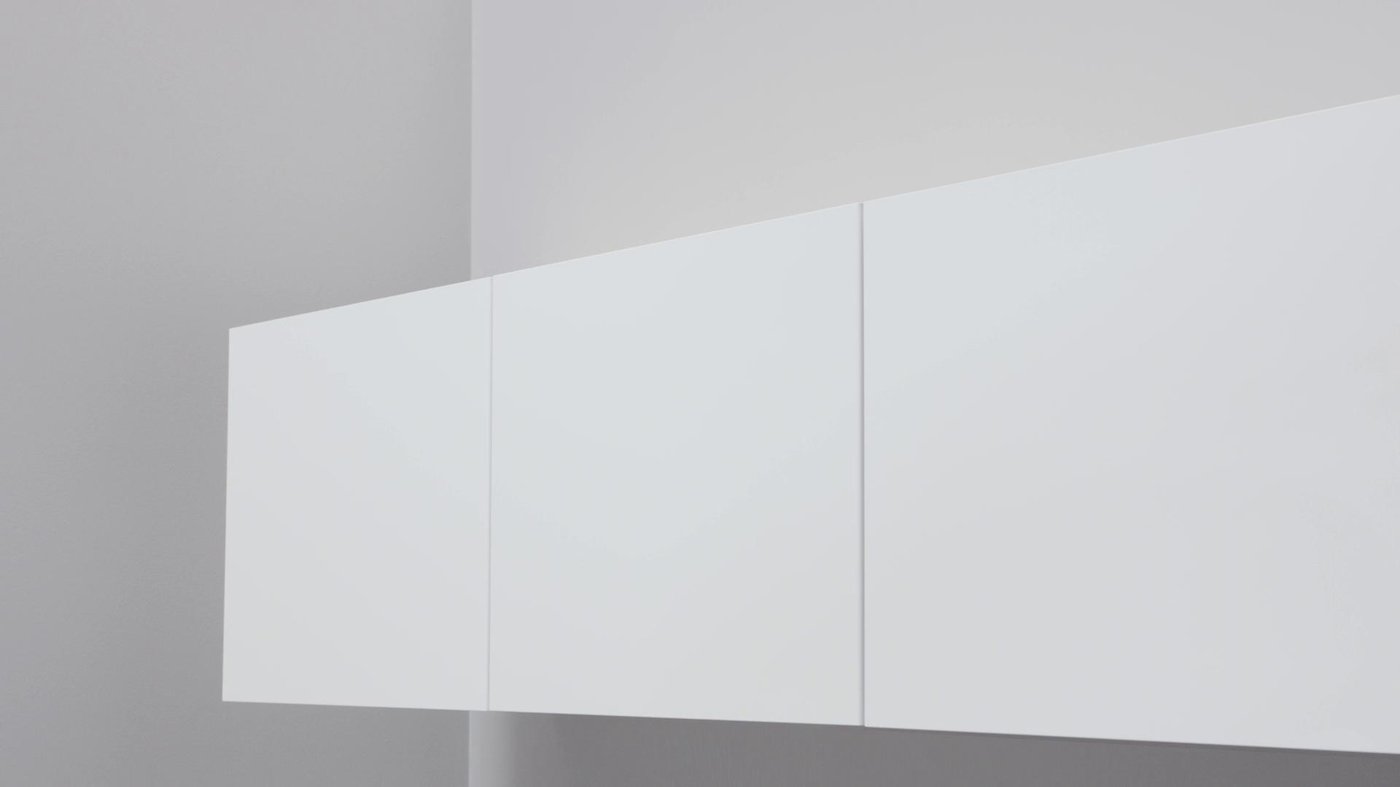 UTRUSTA hinge/push-open for horizontal door, white - IKEA