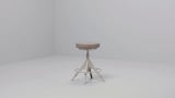TROLLBERGET Tabouret assis/debout, Grann beige