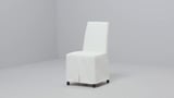 MÖCKELBY / BERGMUND Table and 6 chairs, oak effect/Inseros white, 235x100 cm