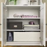 HAUGA Mobile alto con 2 ante, bianco, 70x199 cm