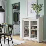 HAUGA Storage combination, white, 244x46x116 cm