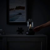 TÄRNABY Table lamp, dimmable anthracite, 25 cm