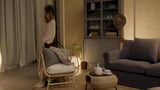 GRÖNLID 2-seat sofa-bed, Ljungen medium grey