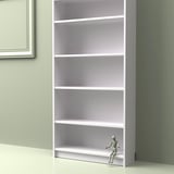 BILLY Bookcase, white, 80x28x202 cm