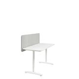 EILIF Screen for desk, grey, 160x48 cm