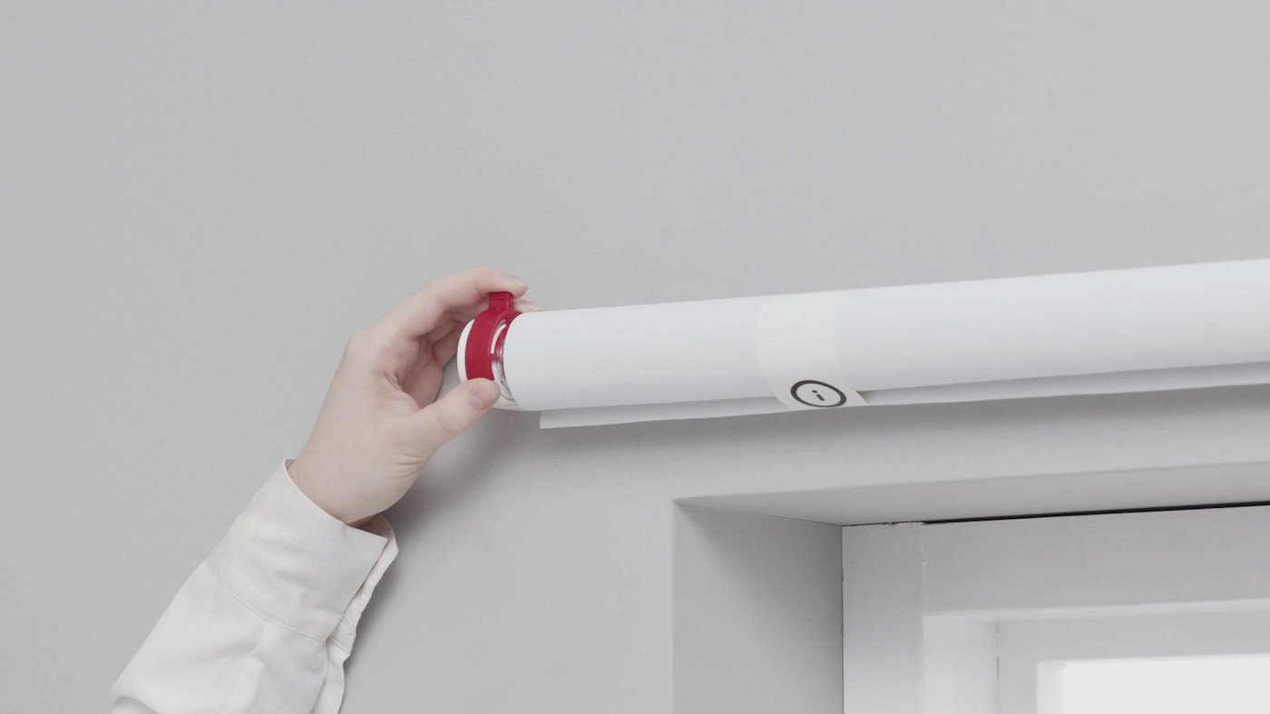 FRIDANS フリダンス 遮光ロールスクリーン, ホワイト, 140x195 cm - IKEA