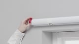 FRIDANS Block-out roller blind, grey, 80x195 cm