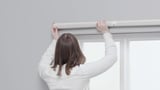 SANDVEDEL Roller blind, beige, 140x195 cm