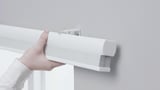 TREDANSEN Block-out cellular blind w hub kit, white, 100x195 cm