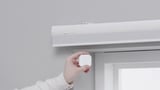 TREDANSEN Block-out cellular blind w hub kit, white, 100x195 cm