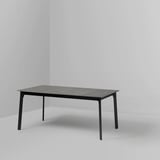 GILLANDA שולחן נפתח, אפור כהה/שחור, ‎180/240x100 ס"מ‏