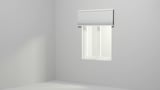 TREDANSEN Block-out cellular blind w hub kit, white, 100x195 cm