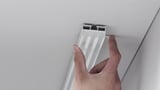 VIDGA Triple track rail, included ceiling fittings/white, 140 cm