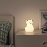 TÖVÄDER Luz noite LED, oso a pilas