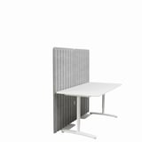 EILIF Screen, freestanding, grey, 80x150 cm