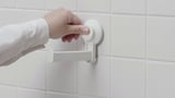 TISKEN Toilet roll holder with suction cup, white