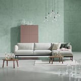 ÄPPLARYD 4-seat sofa with chaise longue, Lejde light grey