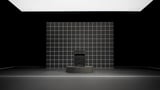UPPSPEL Drawer unit on castors, black, 40x58 cm