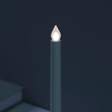 ÄDELLÖVTRÄD Candela a LED, bianco/per interni, 28 cm