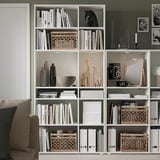 VIHALS Scaffale con 10 ripiani, bianco, 95x37x200 cm