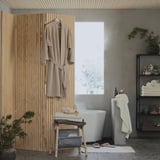 BJÄLVEN Bath robe, beige, L/XL