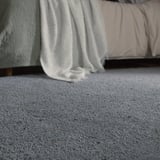 SPENTRUP Rug, high pile, light grey-turquoise/dotted, 160x230 cm