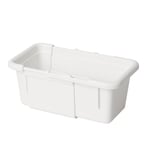KACKLA Extendable box, white, 13-18x9 cm