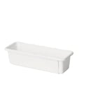 KACKLA Extendable box, white, 25-38x9 cm