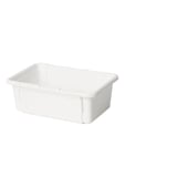 KACKLA Extendable box, white, 18-28x13 cm