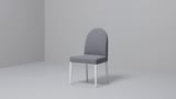 DANDERYD Chair, white/Vissle grey