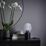 MOLNART LED bulb E27 240 lumen, tube-shaped white/clear glass, 120 mm