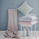 STRANDMALÖRT Curtains, 1 pair, light gray/with heading tape, 57x98 "