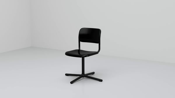 SMÄLLEN スメレン 回転チェア, ブラック - IKEA