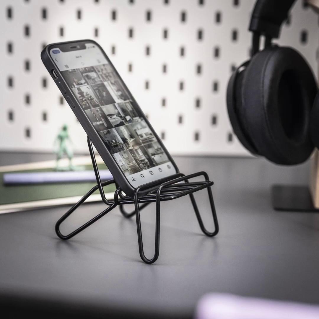 Holder for mobile phone, black