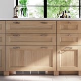 METOD / MAXIMERA Base cab f hob/2 fronts/3 drawers, white/Vedhamn oak, 80x60x80 cm